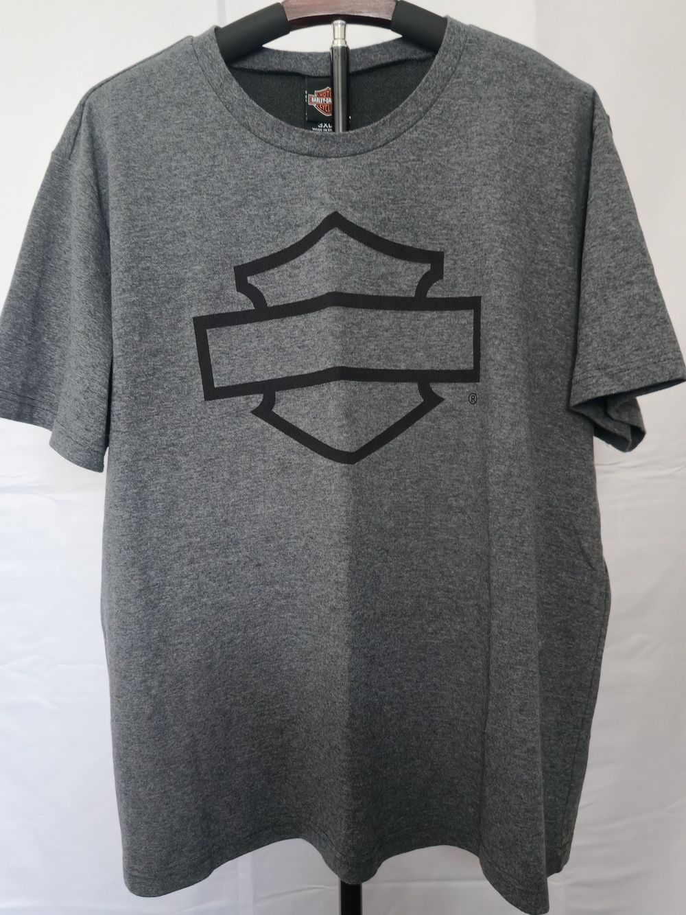 Harley-Davidson Men’s Gray Shield Logo T-Shirt
